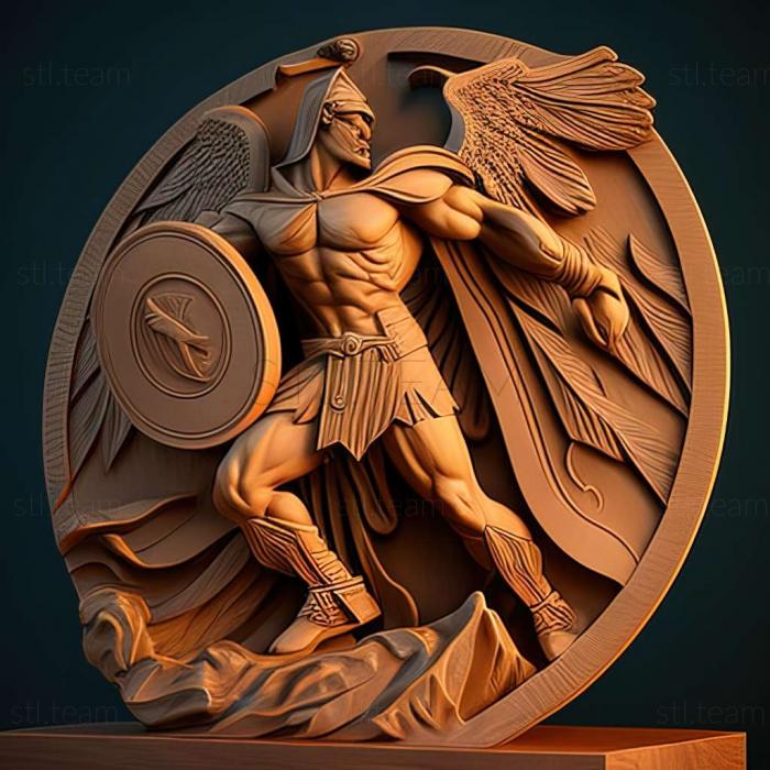 3D model Hero of Sparta game (STL)